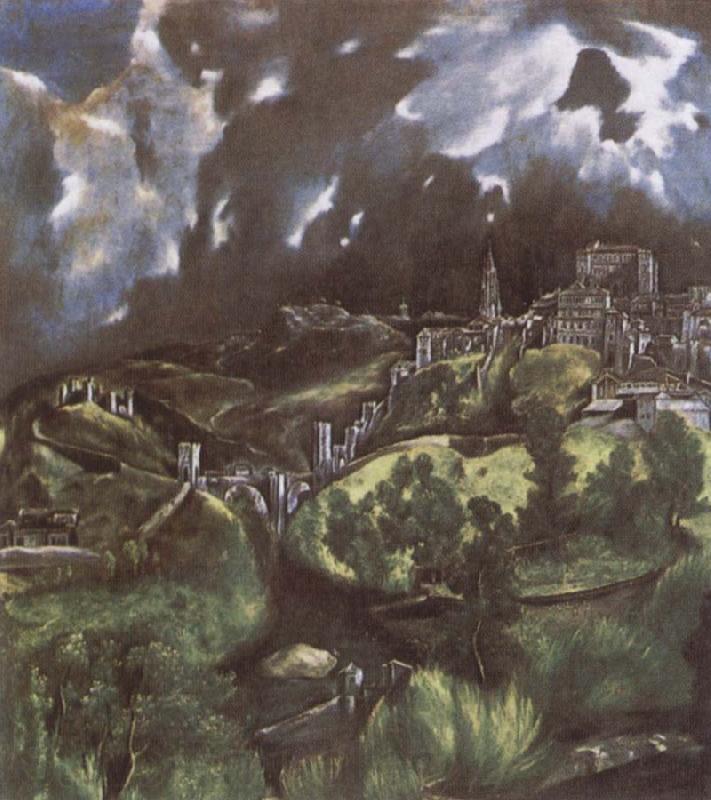 El Greco View of Toledo Norge oil painting art